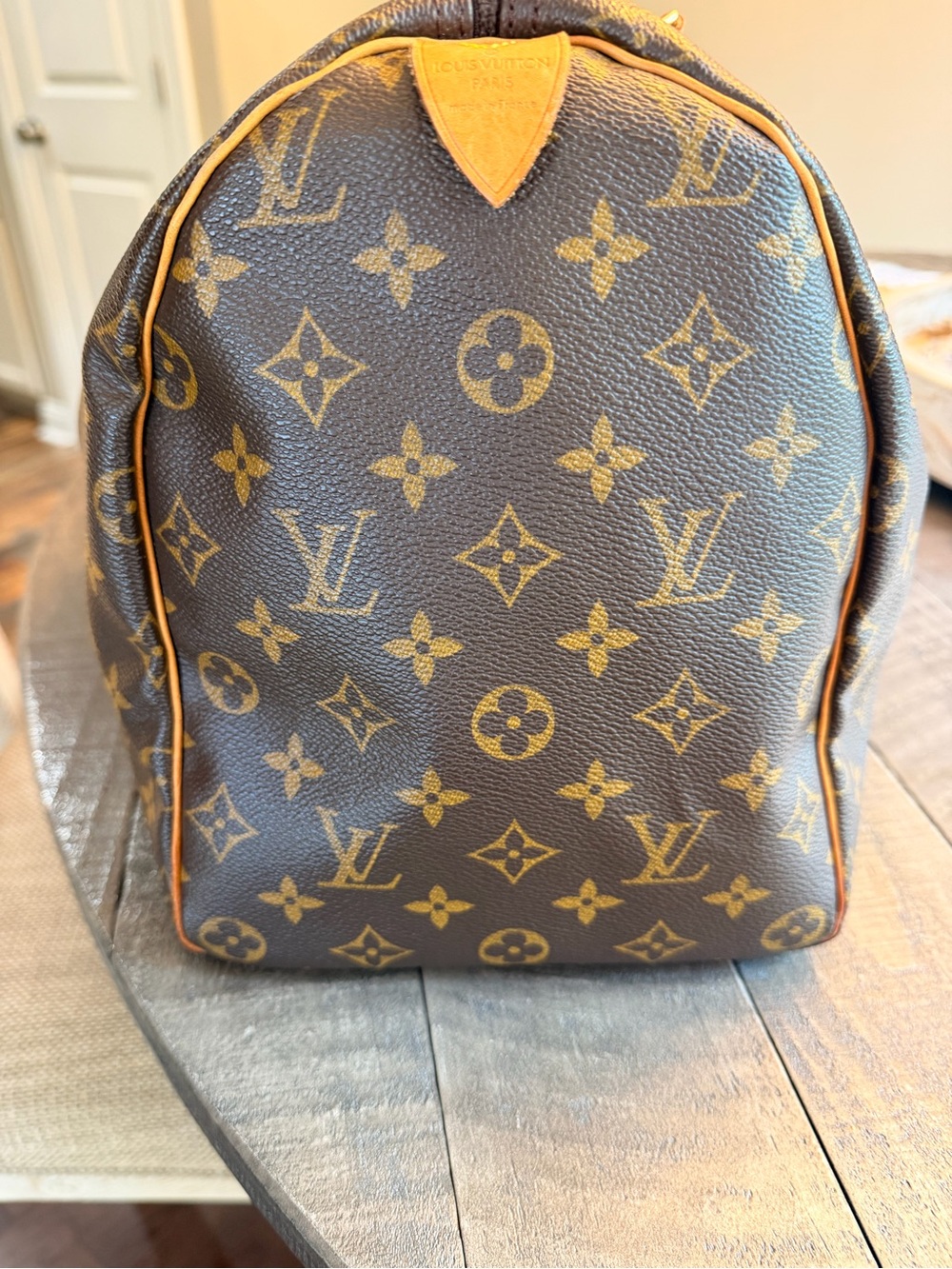 Louis Vuitton Monogram Canvas Speedy 40 Top-Handle Bag in Brown - Picture 5 of 8